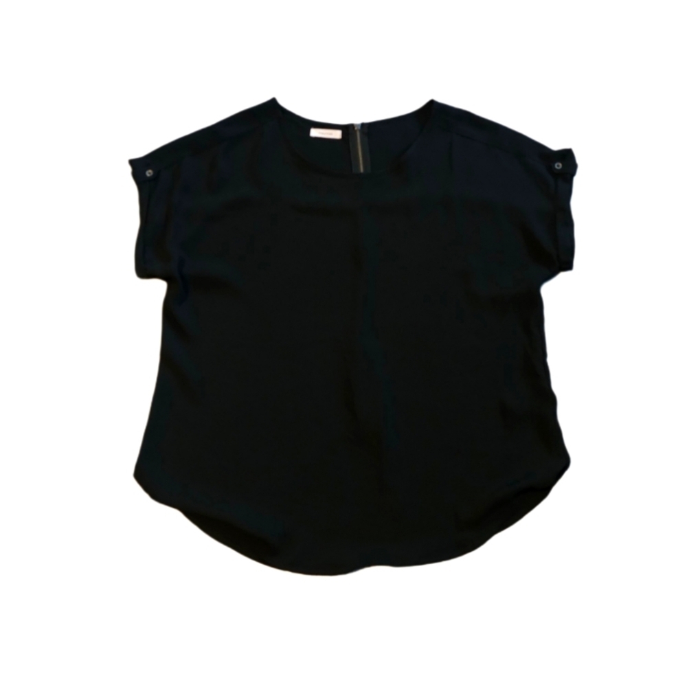 Maurices Black Cap Sleeve Top Women's Size Medium
